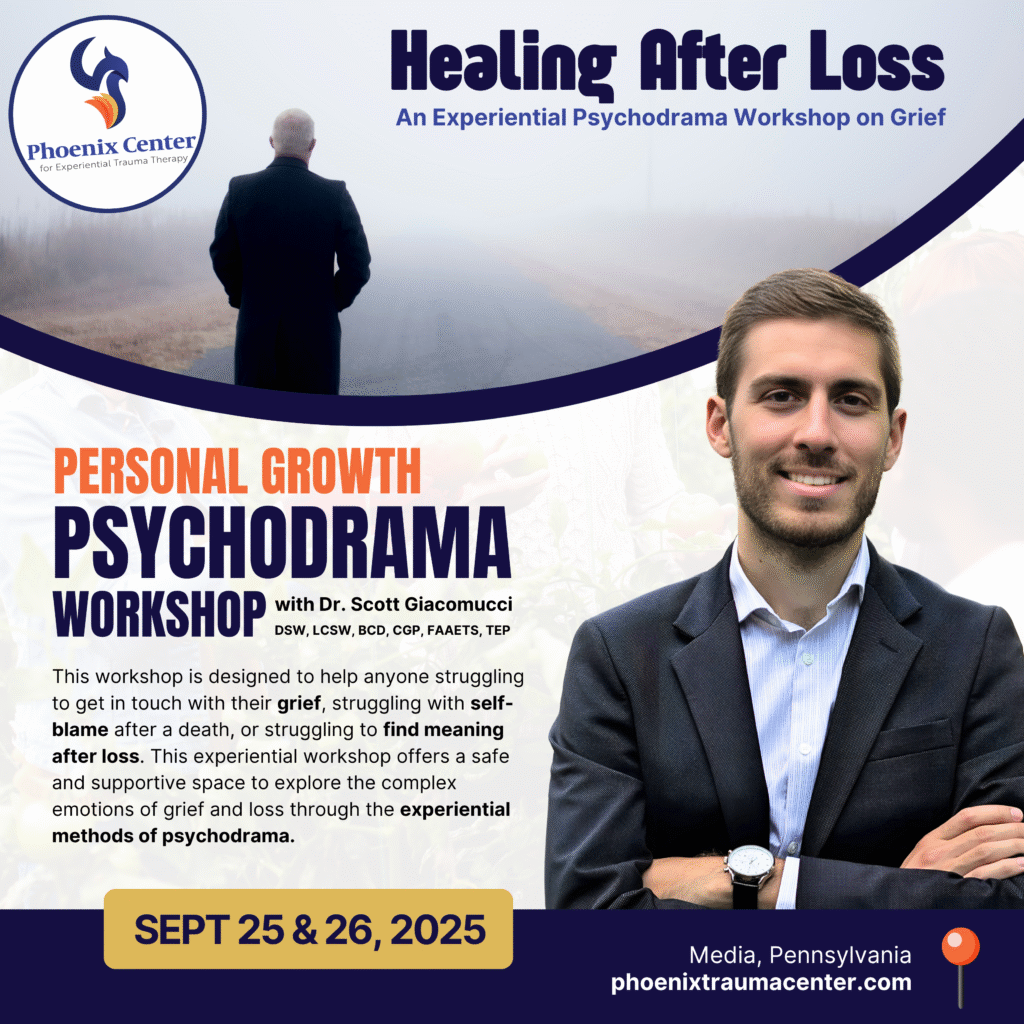 Psychodrama Workshop on Grief near Philadelphia with Dr. Scott Giacomucci