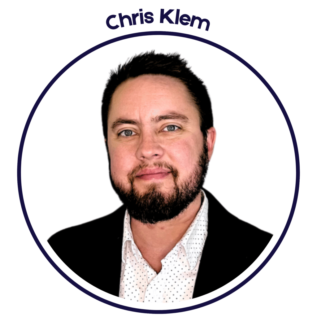 Chris Klem, Manager of Community Relationships: Intake, Outreach, Marketing, Continuing Education and Professional Development